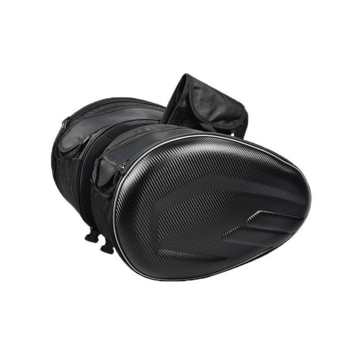 Motorcycle Saddlebags Detachable Hard cover Saddlebags Universal Motorcycle Saddlebag with Hard cover for Commuters, Daily Commuting