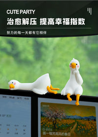 Cute Duck Car Dashboard Ornament Resin Figurine