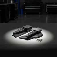 Rear Footrests with Mounting Screws Ribbed Passenger Foot Peg Compact Footrests for Passengers