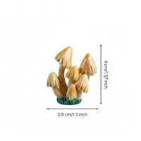 Realistic Simulation Potted Plant Fungus Decor Vibrant Colors House Decoration for Aquarium Aquarium, Balcony