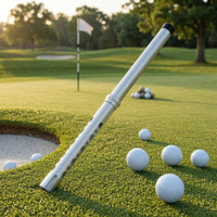 Detachable Golf Ball Pickup Tube Aluminum Golf Ball Picker Upper Tube Lightweight Portable for Golfers, Seniors