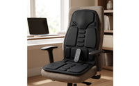 Heated Vibration Massage Seat Cushion Full Back Massage Seat Cushion with Heat Vibrating Chair for Commuters, Office Workers