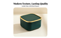 Desktop Trash Can Detachable Design Countertop Push-Button Trash Can Space Saving Countertop Wastebasket for Office Workers, Adults, Bedroom, Washroom