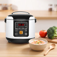 Compact Car Rice Cooker Digital Portable Car Rice Cooker Electric for Truckers, Commuters
