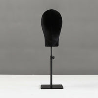 Mannequin Head with Stand Height-Adjustable Velvet Mannequin Head for Hair Stylists, Retail Stores, Window Displays