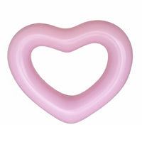 Long-Lasting PVC Material Inflatable Heart Buoy Portable Heart Shaped Swim Float Easy to Inflate & Deflate Glitter Pool Buoy Tear Resistant for Adults, Kids