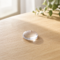 Time Gem Glass Patches Round Flat Crystal Cabochons for DIY Jewelry Making