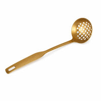 Oval Hanging Hole Perforated Ladle Long Handle Hot Pot Ladle One-Piece Soup Colander Spoon