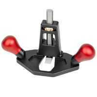 Aluminum Alloy Bottom Cleaning Plane Lightweight Adjustable Slotting Plane Manual Control Handheld Grooving Tool Precision for Carpentry, Workshop