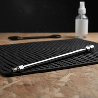 2 Pieces 4000 PSI Rated 1/4 Inch Quick Connect Wand Anti-Rust Pressure Washer Extension Wand Cleaning Tool Accessory