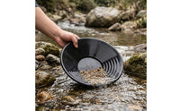 Prospecting Pan with Three Channels Efficient Gold Panning Basin Lightweight Prospecting Pan for Miners