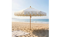 Rope-Pull Parasol Pale Parasol Central Pole for Outdoors