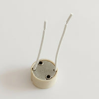 Ceramic GU10 Lamp Holder with High Temperature Resistant Wire, Single Replacement Lamp Holder for 220V 3A DIY Lighting, LED Wire Socket
