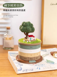 阿楹 微景观创意解压日历万年历摆件收纳治愈工位装饰圣诞礼物女 树下时光日历-音乐盒+礼盒装