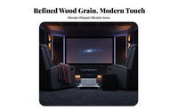 Sturdy Construction Vibration Isolation Audio Stand Stable & Long-Lasting High-Fidelity Equipment Stand Heavy Duty Load-Bearing Home Stereo Equipment Shelf High-Quality Materials for Audiophiles, Living Room