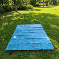 Picnic Blanket and Waterproof Mat for Family Picnic, Sand Resistant Polypropylene Woven Camping Mat, Thickened Camping Blanket