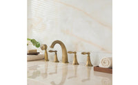 5 Pieces Bathtub Faucet Assembly Metal Bathtub Faucet with Handheld Shower Bath Tub Spout for Bathroom