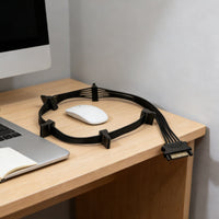 1 to 5 Serial ATA Power Cable Plug and Play Serial ATA Power Splitter Cable Heavy Duty Computer Component for Miners, Server Rack