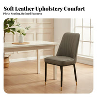 Light Luxury Aesthetic Channel Tufted Side Chair Comfortable Backrest Upholstered Channel-Tufted Chair Padded Seat Household Furniture High-Resilience Cushion for Hotel Owners, Interior Decorators, Homeowners, Dining Room, Restaurant, Kitchen