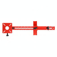 Multifunctional Router Circle Jig Slotted Track Circle Cutting Jig Locking Knobs Router Guide Ruler High Stability for Woodworking Shop