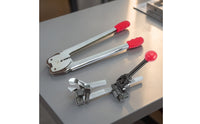 Strapping Tool Set Heavy-Duty Manual Strapping Kit Easy to Use Binding Tool Kit with Sealer for Workshop