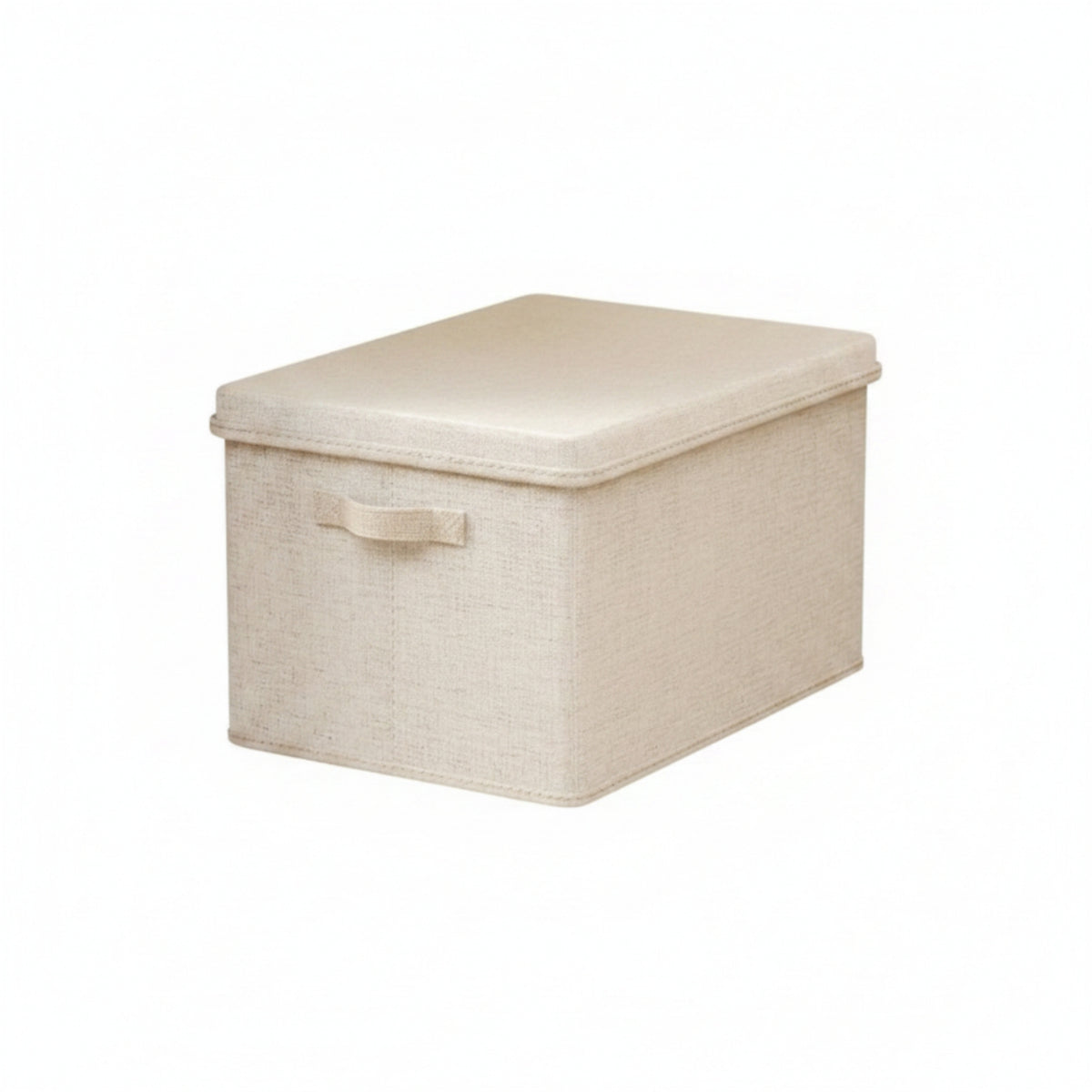 Textile Storage Box with Lid Washable Foldable Storage Box Foldable Clothes Organizer Space-Saving Sturdy for Closet, Wardrobe