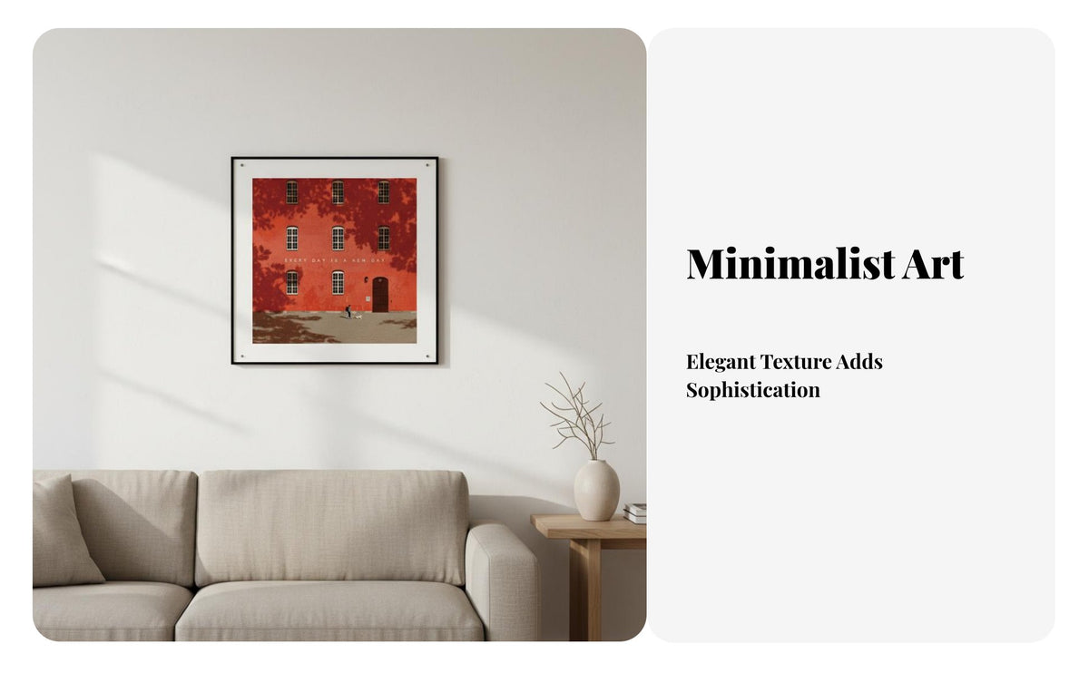 Easy to Hang Minimalist Decorative Painting Thoughtful Gift Inspirational Quote Wall Art Fade-Resistant Framed Image Print Dustproof for Homeowners, Professionals, Living Room, Bedroom, Hallway, Classroom