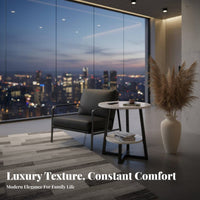 Nordic & type 2-Tier Round Side Table Added Storage dual-level Round Stand Minimalist appearance Household Furniture Space-Saving Design for Apartment Dwellers, property owners, Interior Designers, Living Room, Small areas, Bedroom, Reception Area