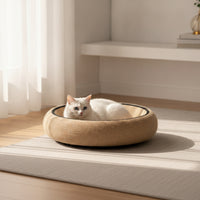 Sisal Cat Scratcher with Ball High Quality Cat Scratching Board with Toy Natural