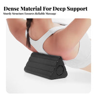Triangular Exercise Brick Anti-Slip Texture 2-in-1 Foam Roller High Hardness Foam Roller for Physical Recovery Patients, Beginners, Gym, Home, Pilates
