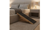 Foldable Dog Stairs Space-Saving Convertible Dog Ramp No Assembly Required