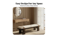 Multi-Functional soft Round Stool Modern Design Vanity Seat space-saving Size Ottoman Sturdy Construction for Adults, Home Decorators, Apartment Dwellers, Bedroom, Entryway, changing area, Small areas