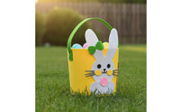 Textile Material Easter Rabbit Basket DIY Handmade Design Rabbit Easter Basket