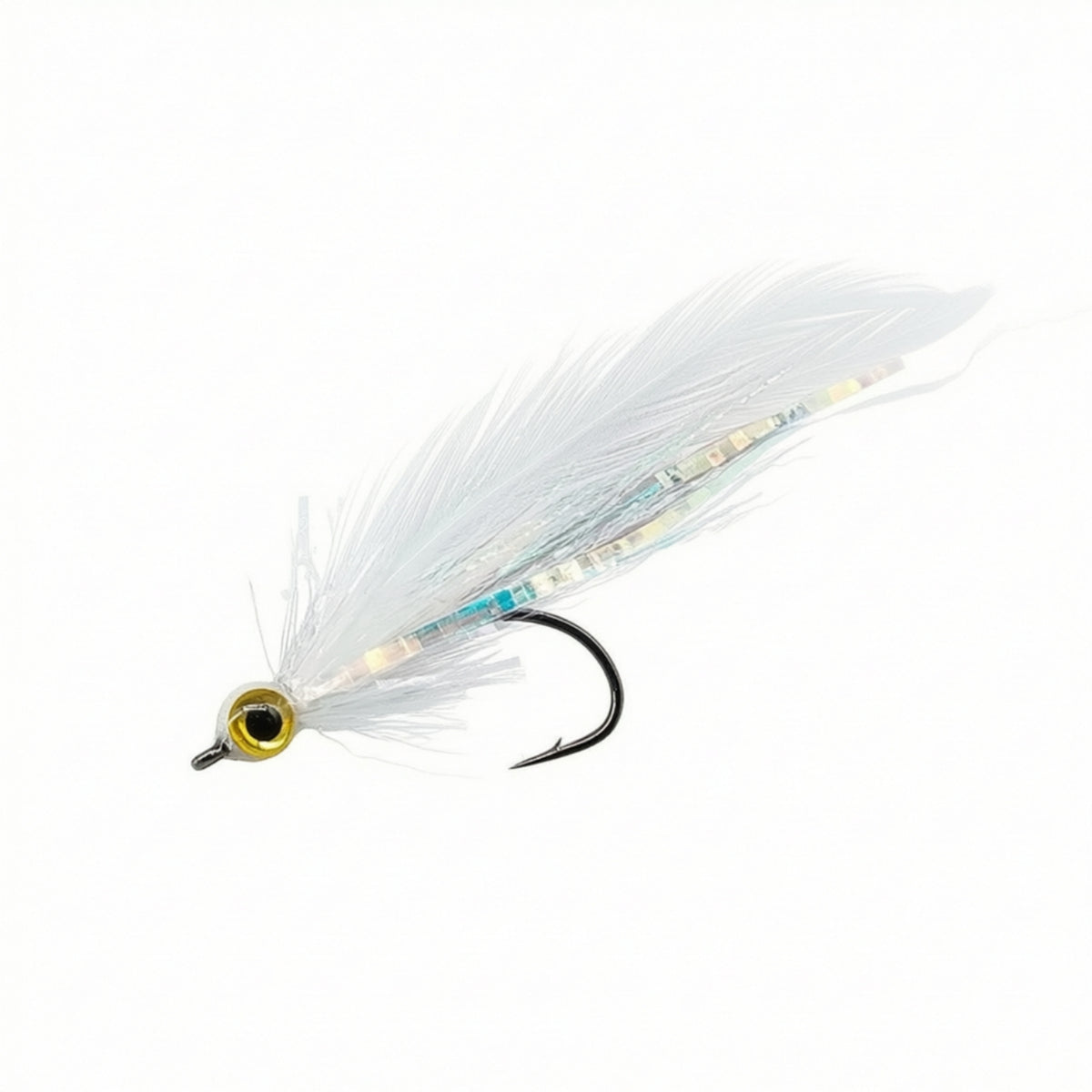 Reflective Feather Streamer Flies Hand-Tied Streamer Fly Lightweight Tackle Rust-Resistant for River