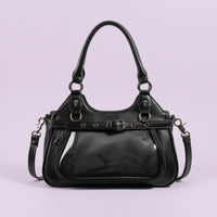 Collector's Display Bag with Window Detachable Strap Crossbody Handbag with Window Adorable Collector's Display Bag for Conventions, Daily Use