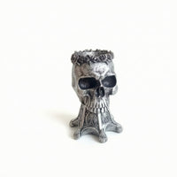Skull Planter Spooky Skull Pot Tabletop for Desk