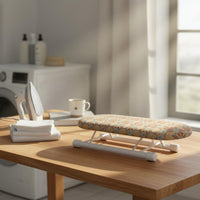 Foldable Mini Sleeve Ironing Board Space-Saving Folding Sleeve Press Board Sturdy Laundry Aid Heat-Resistant Cover for Home