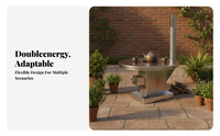 Propane Stove, Double Burner, Easy to Carry, Outdoor Use