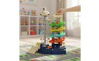 Multi Level Car Garage Toy Lights and Music Automatic Vehicle Lift Toy for Kids, Young Children