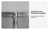 Stainless Steel Cone Nozzle Rust Resistant Wide Angle Aerosolizing Nozzle Precision Machined Solid Cone Spray Head for Humidification, Cooling