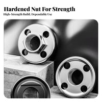 3 Pieces Universal Modification attachment Angle Grinder Flange Nut and Wrench Set Wear-Resistant Grinder Flange Nut and Spanner Set Easy to Use Power Tool Accessory for DIY hobbyists, Construction Workers, Professionals, Home Repair, Workshop, Garage