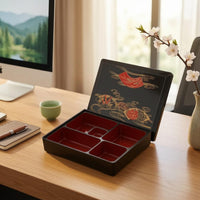Five-Compartment Bento Box 5 Compartment Lunch Box Portable Food Container