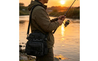 Multi-Pocket Waterproof Fishing Gear Bag Portable Waterproof Lure Bag Breathable Back Padding for Outdoor