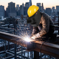 Welding Helmet with Safety Hard Hat for High-Altitude Arc Welding, Full Face Lightweight