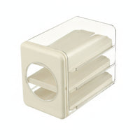 Egg Storage Box Complimentary Egg Container with Sliding Trays Food-Grade