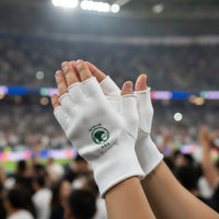 Ribbed Fingerless Gloves Stretch Half-Finger Gloves Stretchable Apparel Comfortable for Concertgoers