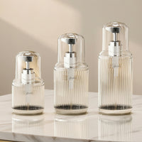 Travel Pump Bottle Transparent Pump Bottle Toiletry Bottles Compact BPABPA-Free for Travelers, Bathroom, Vanity