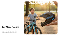 Kids Full Face Helmet With Safety Glow Child Versatile-Sport Helmet Ventilated Adjustable Fit for Young Children