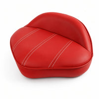 Lure Stool Seat Nautical-Style Boat Seat with Backrest Quilted Boat Chair with Backrest for Boaters