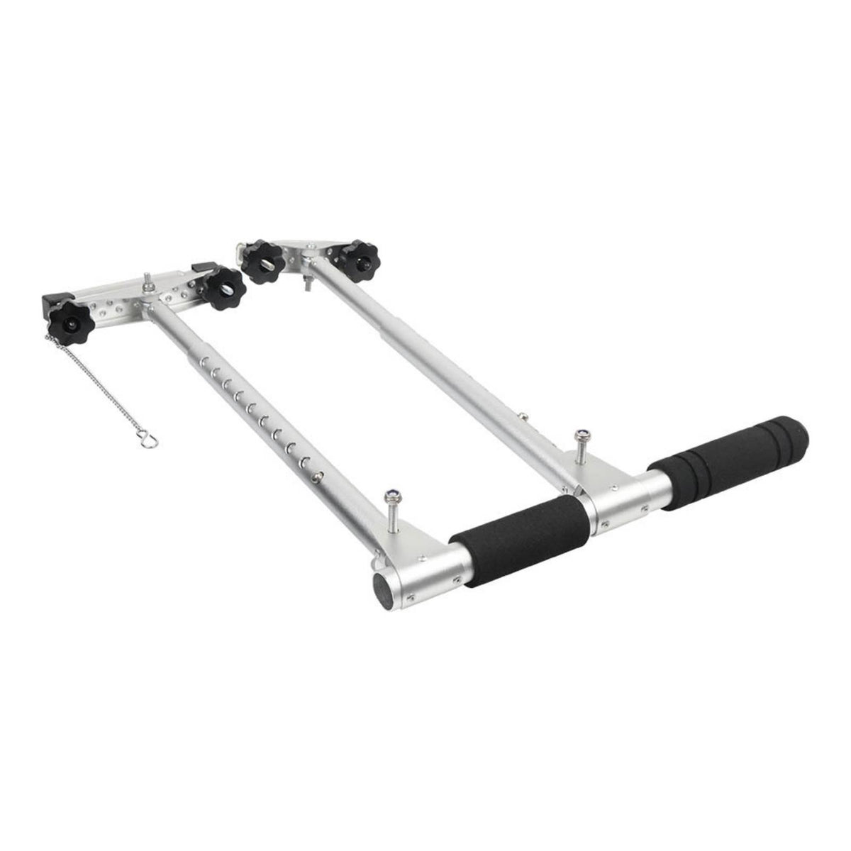 Aluminum Alloy Hand Control Device Adjustable Frame Car Hand Controls Padded Grip Disabled Driver Control Mounting Points
